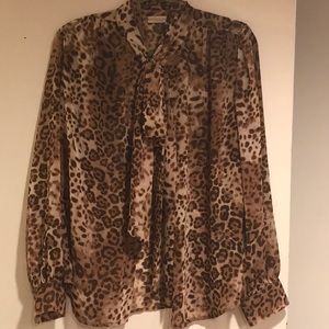 Eva Mendez Leopard Pussy Bow